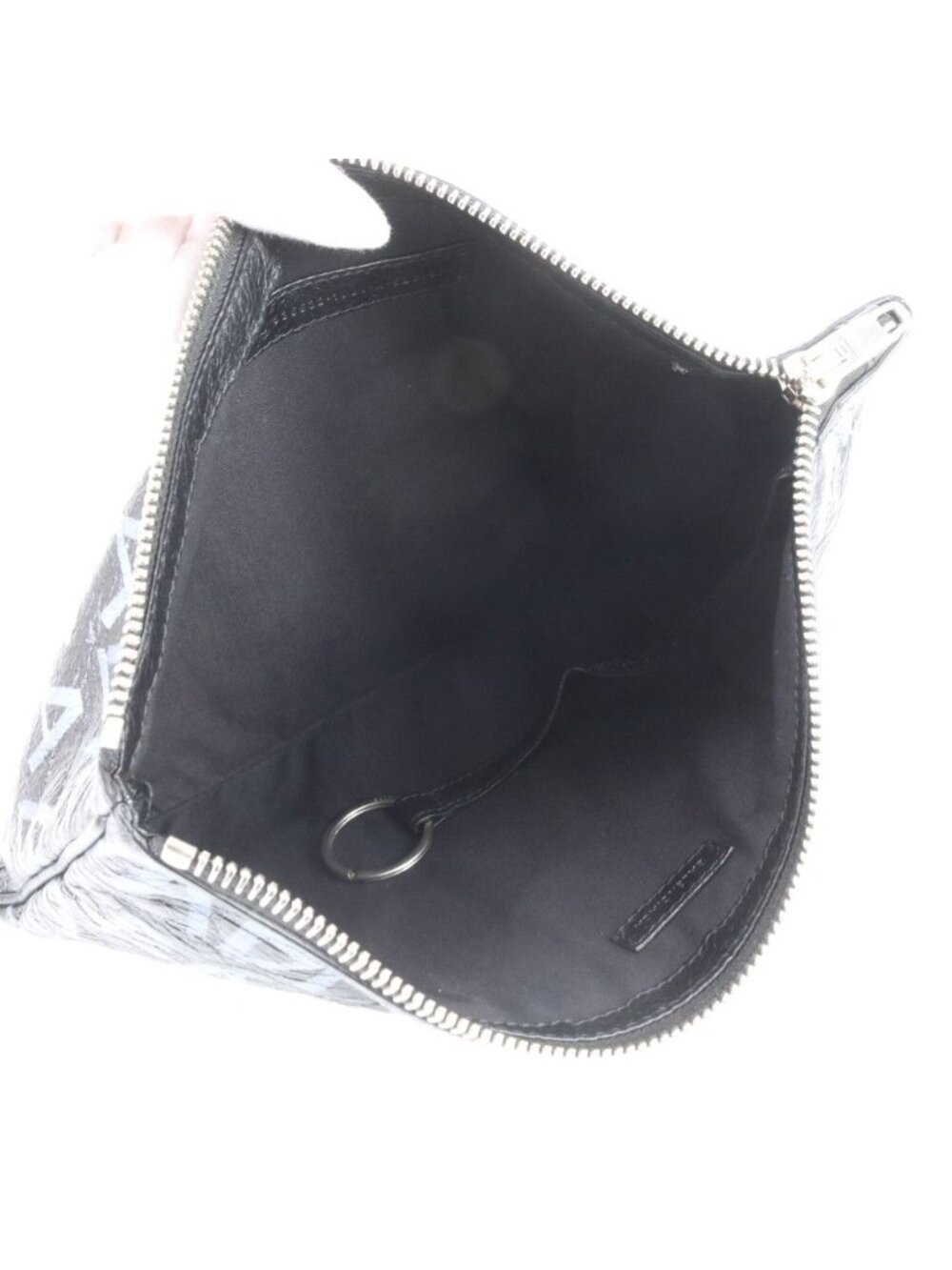 ★SOLD★ Balenciaga Carry Clip Leather Clutch Pouch Commuting Black Rne - Picture 6 of 8